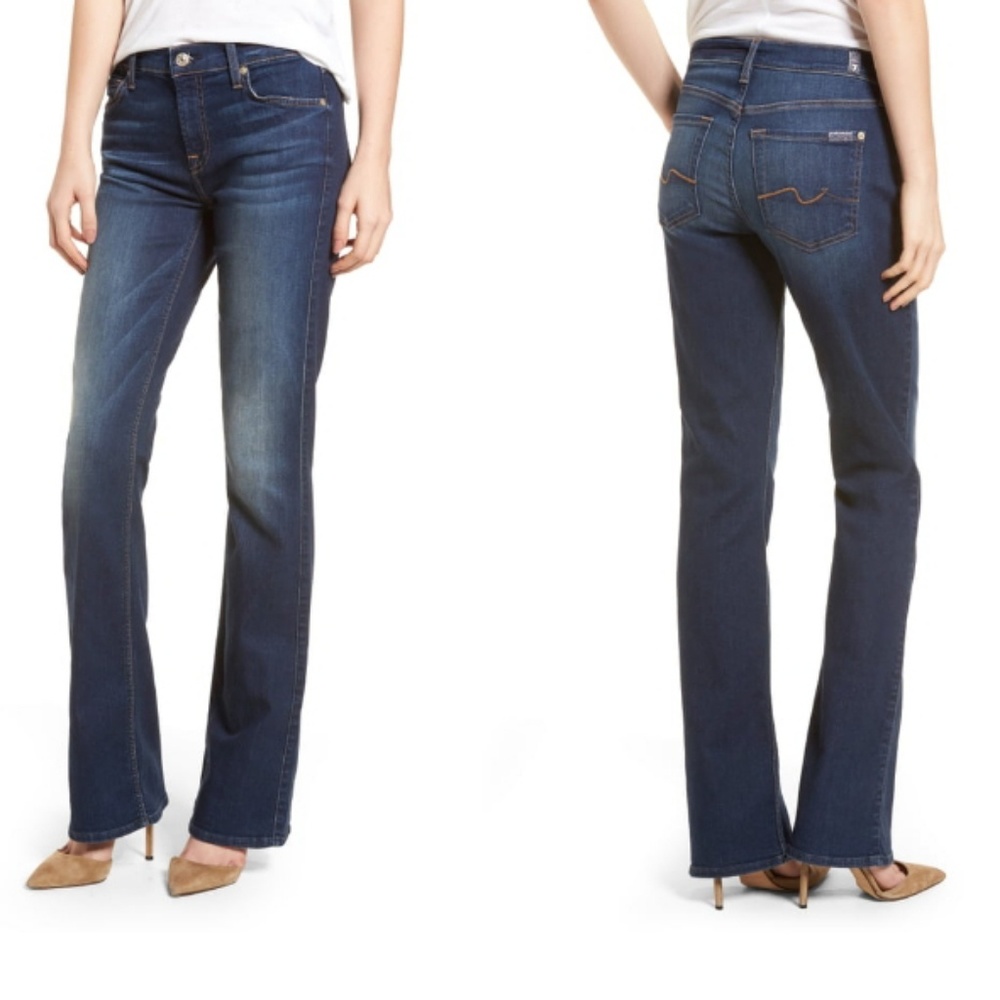 7 FAM BOOTCUT/FLARE JEANS SIZE 27